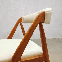 Vintage Scandinavian design dining chairs eetkamerstoelen Kai Kristiansen Schou Andersen