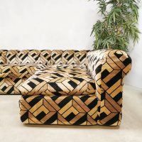 midcentury modular sofa elementen bank luxury geometric