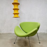 Dutch design Artifort easy chair Pierre Paulin F437 Orange Slice 'Green'