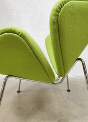 Dutch design Artifort easy chair Pierre Paulin F437 Orange Slice 'Green'
