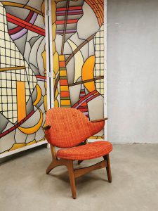 Vintage design easy chair lounge fauteuil Carl Edward Matthes sxities jaren 60