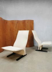 Vintage Dutch design easy chairs Concorde Pierre Paulin voor Artifort