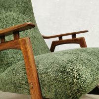 Vintage Scandinavian design rocking chair schommelstoel 'Green Spirit'