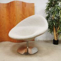 Vintage dutch design swivel chair Globe draaifauteuil Pierre Paulin Artifort F422