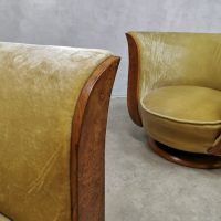 French design vintage lounge tulp stoel French hotel Le Malandre model Depose