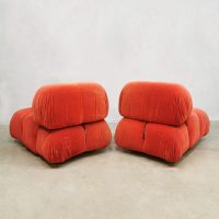 Midcentury Italian design 'Camaleonda' lounge sofa Mario Bellini B&B Italia 1970