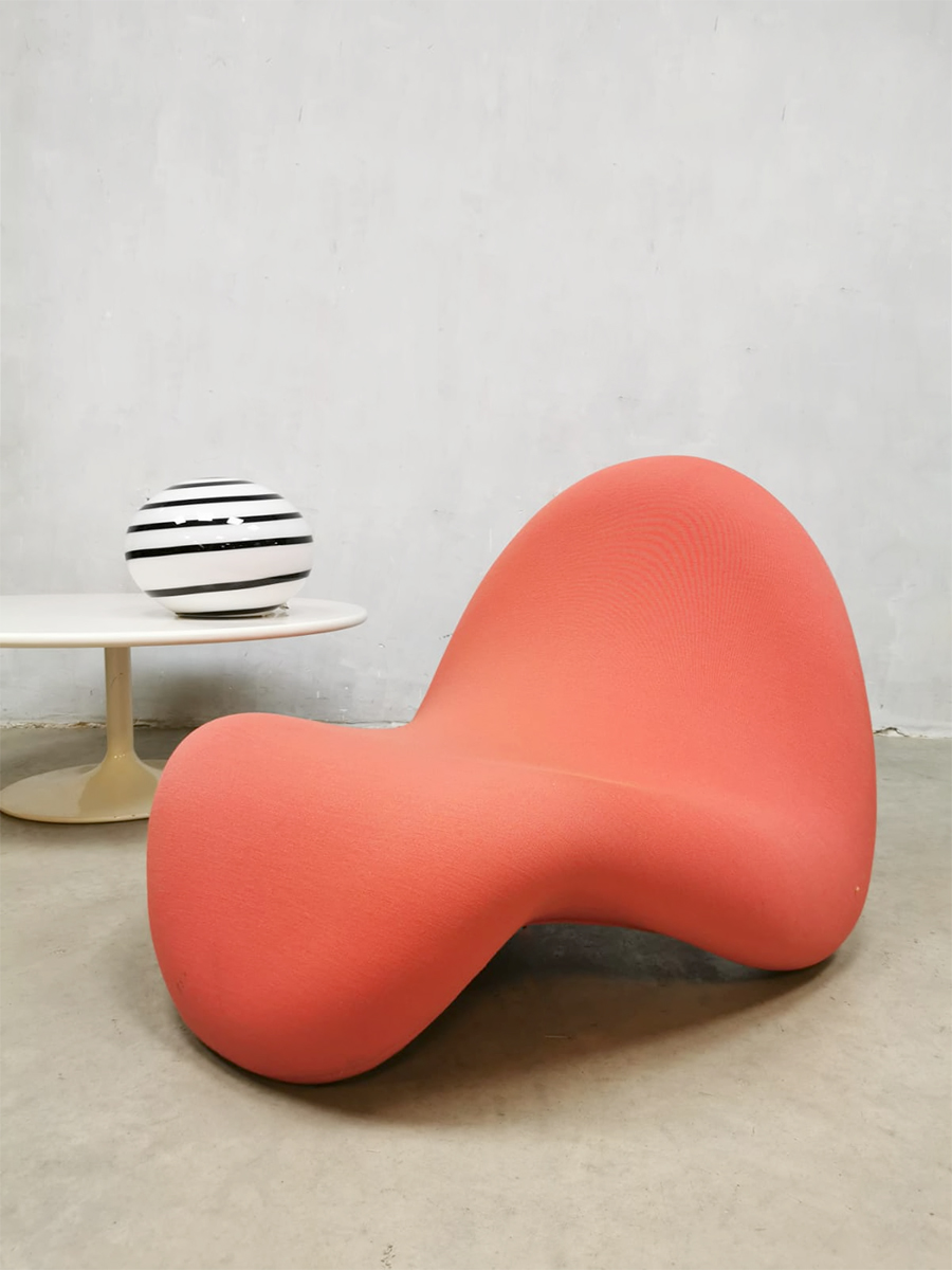 Midcentury Dutch design Tongue chair fauteuil Pierre Paulin Artifort F577