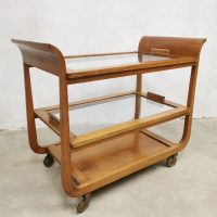 Vintage eclectisch BestWelHip 20s 30s De Stijl trolley bar cart serving tray