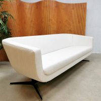 Rare vintage lounge set sofa swivel chairs Jacques Brule 'James bond'