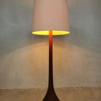 Vintage Domus design teak wood floor lamp vloerlamp Domus