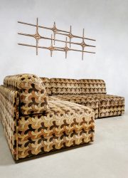 Vintage sofa brown bruin pattern patroon
