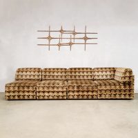 Vintage modulaire bank 70s modular sofa pattern