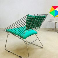 Danish design wire chairs lounge fauteuils Fritz Hansen Verner Panton