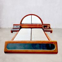 Midcentury Vintage space age double bed 'eclectic 70's groove'