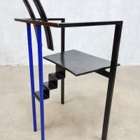 Vintage design Memphis chair ladder eetkamerstoel Karl Friedrich Förster