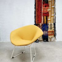 Midcentury design Diamond chair model 421 wire chair Harry Bertoia Knoll draadstoel