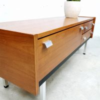 midcentury lowboard cabinet laag kastje Dutch design teak wood