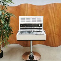 Vintage stereo turntable radio platenspeler Rosita Commander 70s