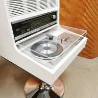 Midcentury vintage platenspeler stereo turntable 70s