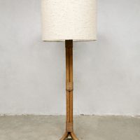 Midcentury Bamboo floor lamp bamboe vloerlamp 'Summer vibes'