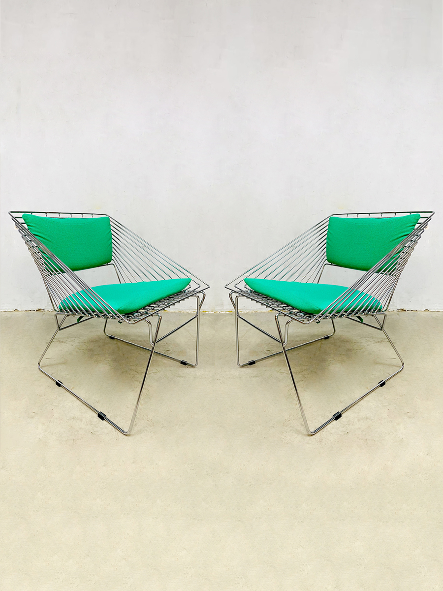 Danish design wire chairs Box chair Fritz Hansen Verner Panton