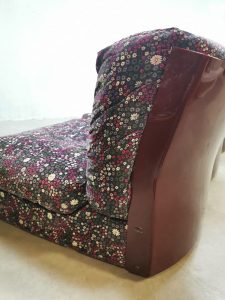 Vintage rare modular sofa Ligne Roset ‘Purple Floral’