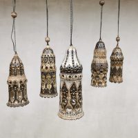Dutch design pendant light lamp Henk Jacobs ceramic De Champignon Milsbeek