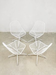 metal wire chairs gardenchairs draadstoelen tuinstoelen minimalisme
