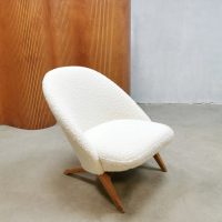 Vintage Dutch design 'Congo' easy chairs fauteuils Theo Ruth Artifort