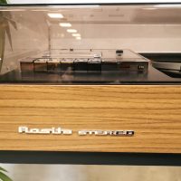 Vintage Rosita record player Dual 1222 stereo platenspeler design radio turntable