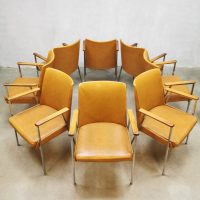 Vintage design dining chairs eetkamerstoelen Mauser Werke Waldeck 'Minimalism'