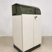 Vintage industrial medical cabinet