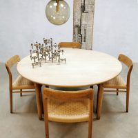 Vintage Midcentury Danish design Deens dining chairs eetkamerstoelen Niels Møller
