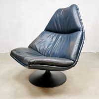 Midcentury swivel chair vintage draaifauteuil F511 Geoffrey Harcourt Artifort