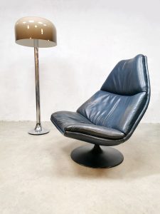 Midcentury Dutch design swivel chair draaifauteuil Geoffrey Harcourt Artifort