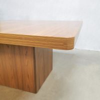 Midcentury design dining table vintage eetkamertafel XL