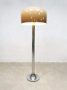 Midcentury design tulip base floor lamp vloerlamp 'Mushroom'