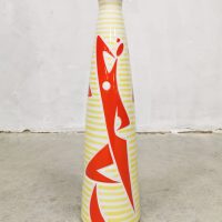 Vintage abstract ceramic vase 'Jazz Orchestra' vaas János Török Zsolnay
