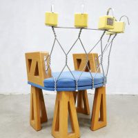 Design armchair 'Mephis style' kunst fauteuil designed by Tiene Bonnema Harlingen