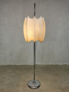 Midcentury Vintage design 'cocoon' floor lamp vloerlamp Castiglioni style