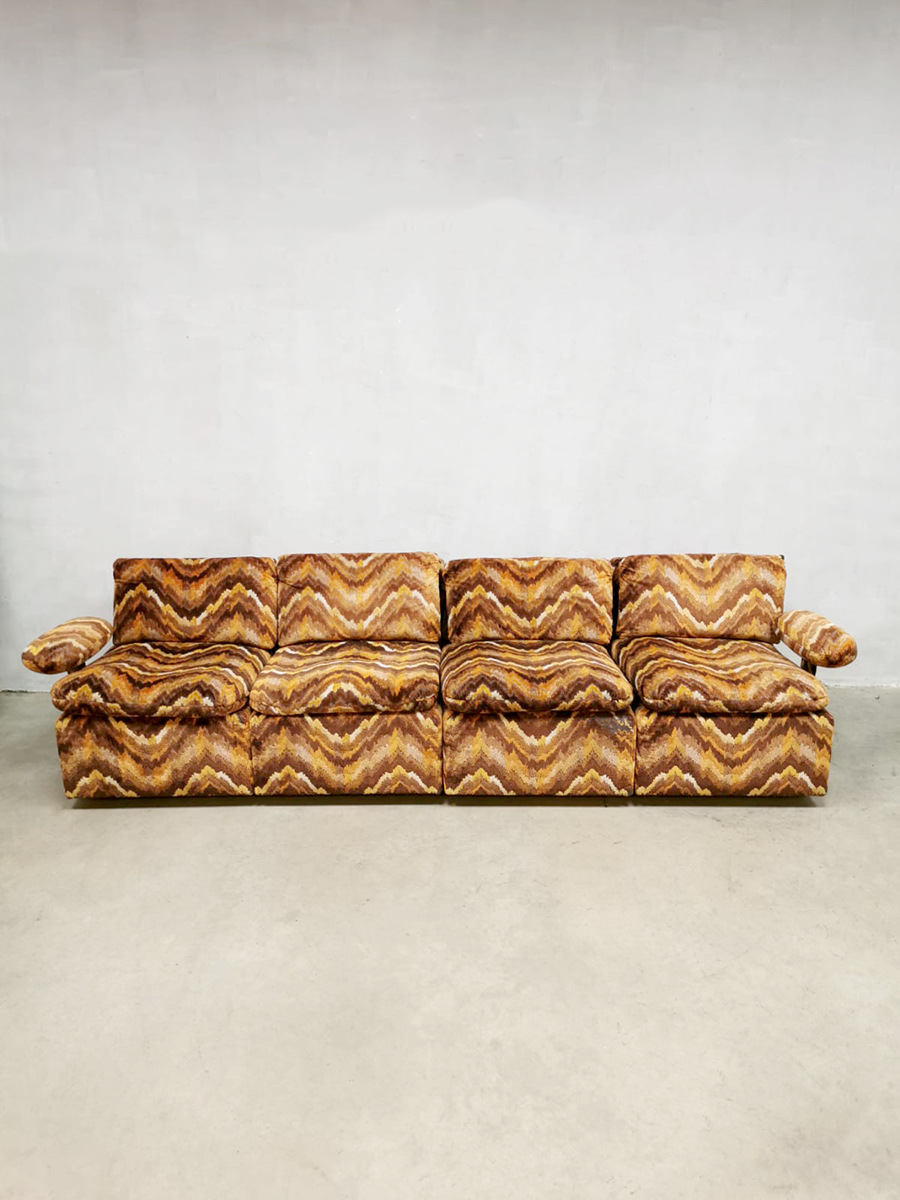 Geit kans oppakken Vintage design modular sofa modulaire bank 'Seventies Vibes' | Bestwelhip