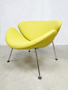 Dutch design lounge chair Pierre Paulin Artifort F437 Orange Slice vintage