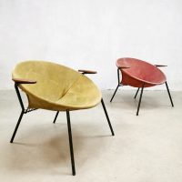 Vintage design Danish balloon chairs warm nordic easy chairs Hans Olsen