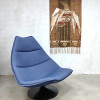 Midcentury Dutch design swivel chair vintage draaifauteuil Geoffrey Harcourt Artifort