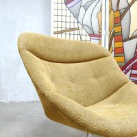 Midcentury modern Dutch design swivel chair draaifauteuil Rohé Noordwolde 1960s