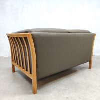 Vintage Scandinavian Deens design oak eiken 2-seater sofa bank sixties