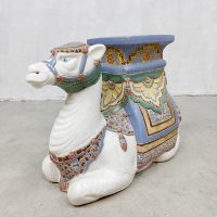 Midcentury ceramic plant stand table keramische bijzettafel 'Camel'