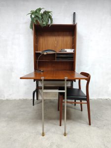 Vintage wall unit dining table desk wandmeubel tafel Webe Louis van Teeffelen