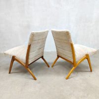 Vintage scissor chairs lounge fauteuils minimalism