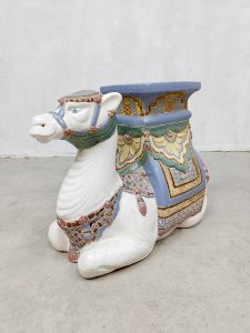 Midcentury ceramic camel table